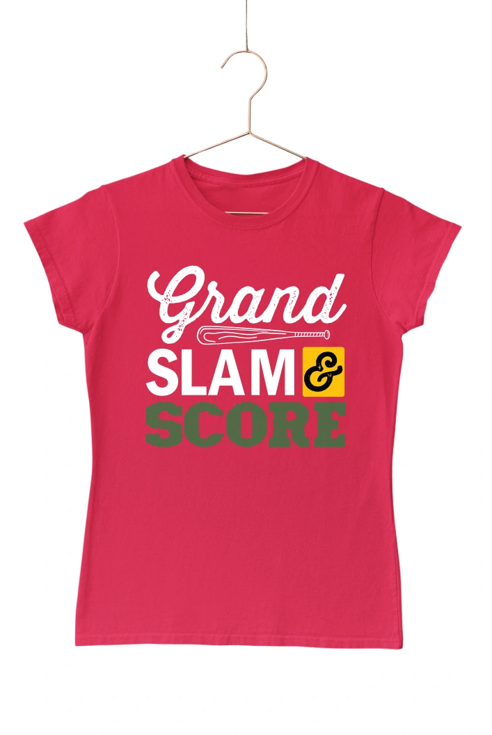 Grand Slam Score Women's Tshirt (Red, S)