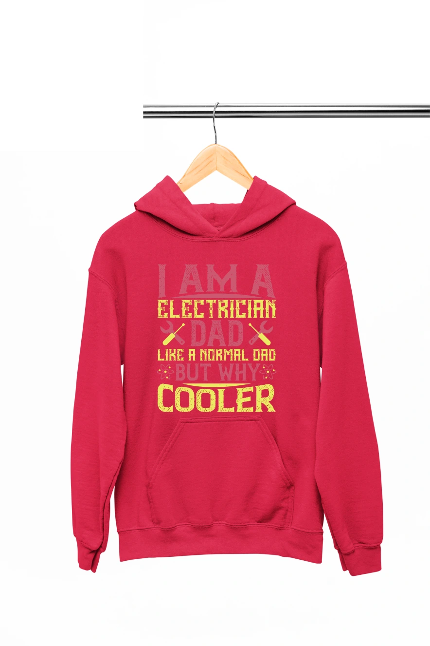 I am a Electrician Hoodie (Red, S)