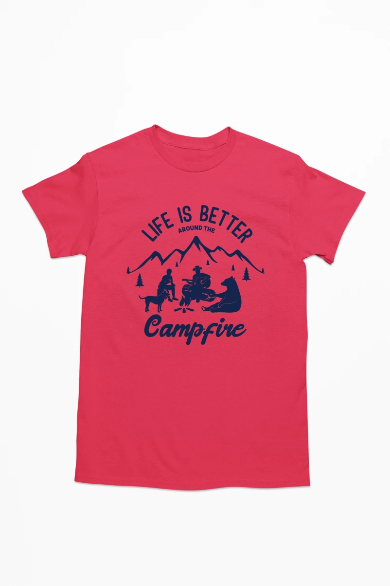 Life Is Better Around The Campfire Men's Tshirt
