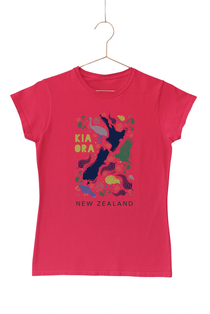 Kia Ora New Zealand Women's Tshirt