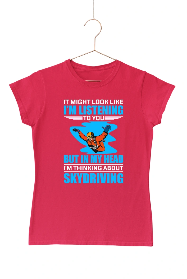 It Might Look Like I'm Listening to you Women's Tshirt