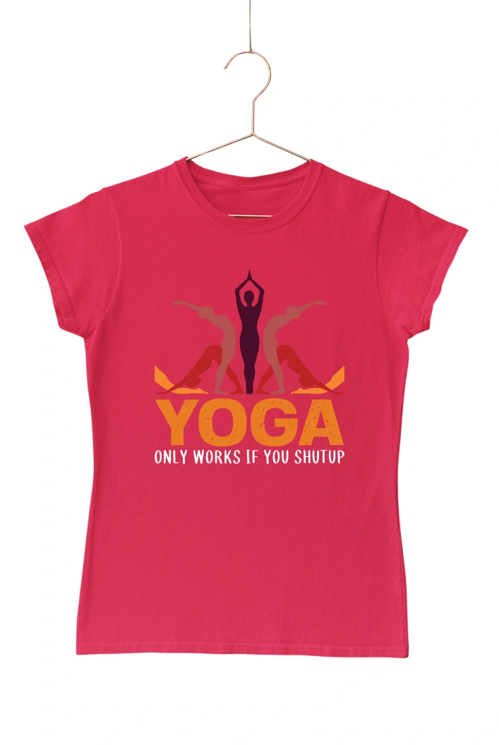 Yoga Ver.4 Women's Tshirt (Red, S)