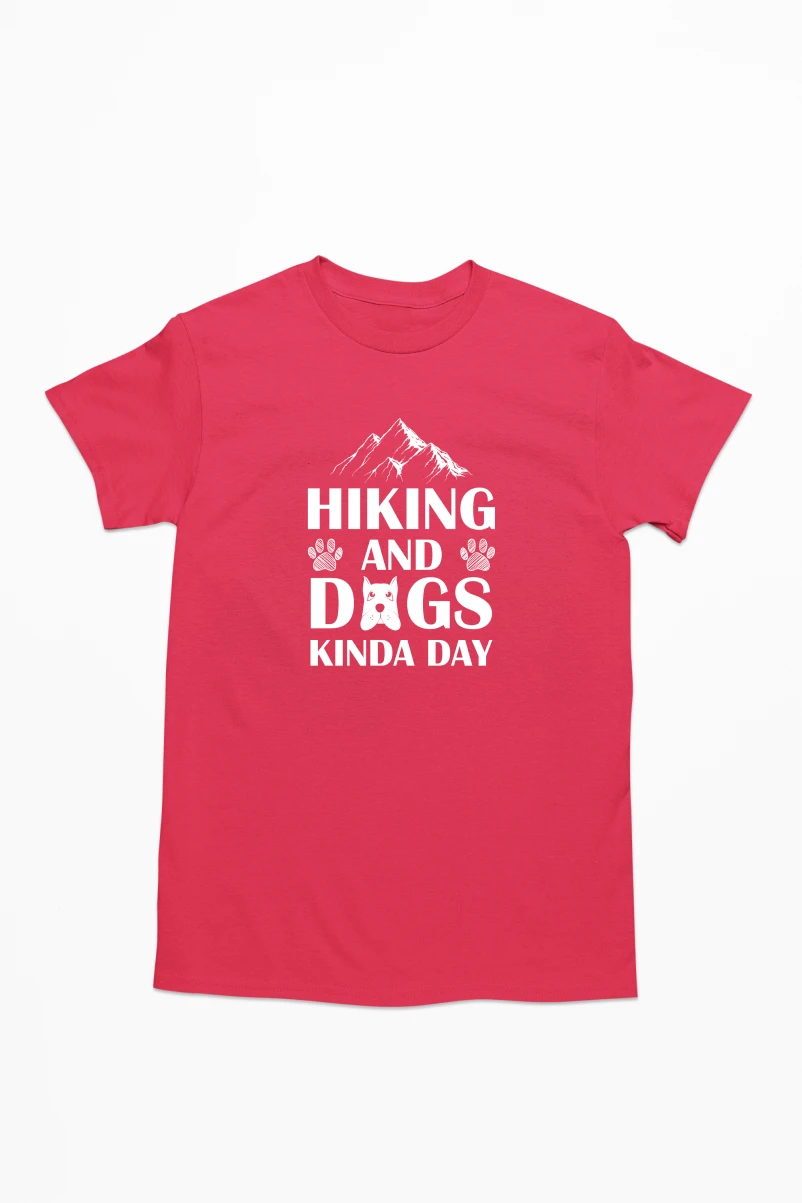 Hiking and Dogs Kinda Day Men's Tshirt