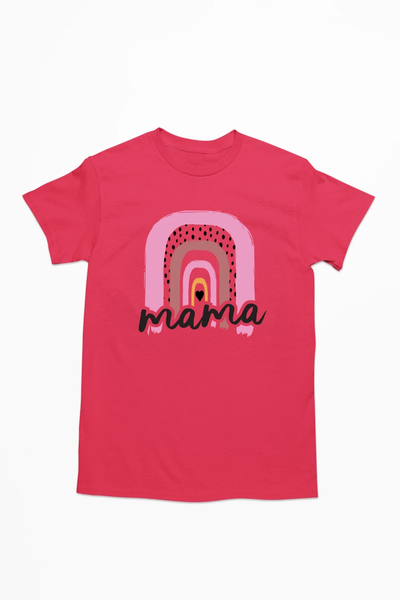 Mama Men's Tshirt (Red, S)