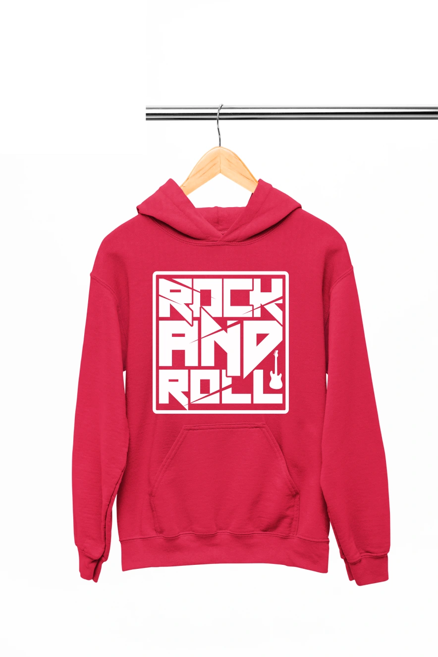 Rock And Roll Hoodie (Red, S)