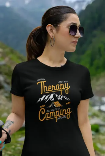 I Dont Need Therapy I Just Need to Go Camping Women's Tshirt