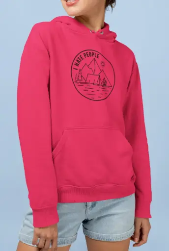 I Hate People Hoodie