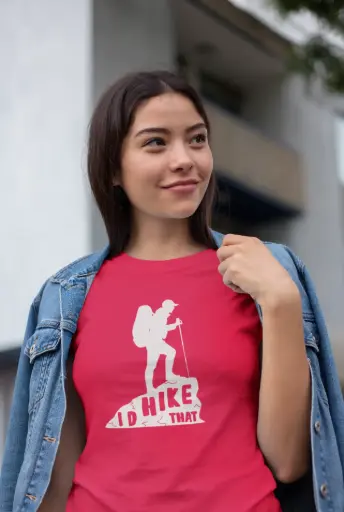I'd Hike That Women's Tshirt