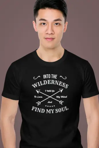 Into The Wilderness Find My Soul Men's Tshirt
