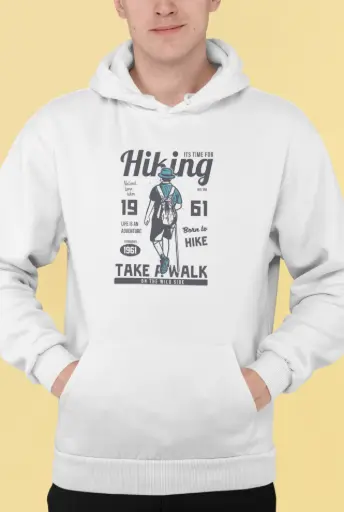 It's Time For Hiking Hoodie