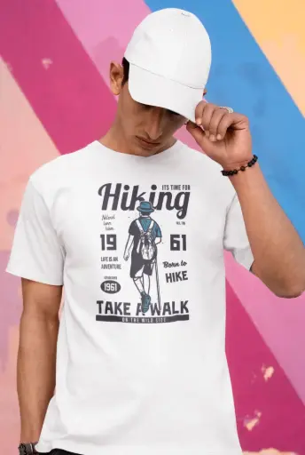 It's Time For Hiking Men's Tshirt