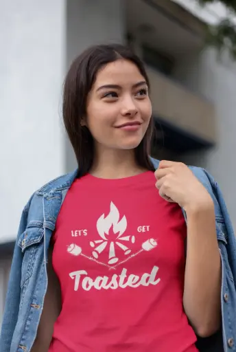 Let's Get Toasted Women's Tshirt