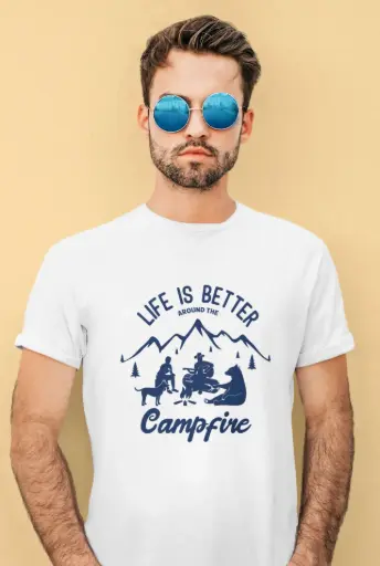 Life Is Better Around The Campfire Men's Tshirt
