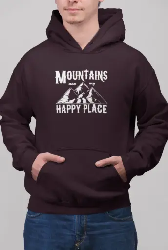 Mountains Are My Happy Place Hoodie