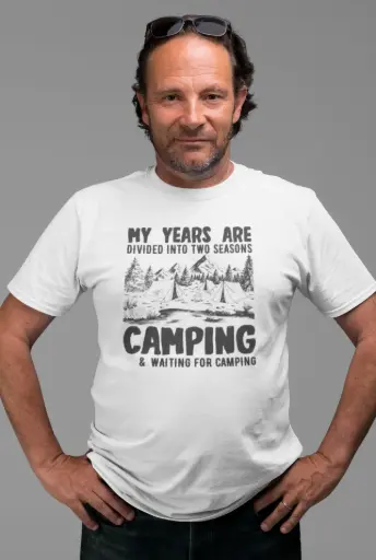 My Years Are Divided Into Two Seasons Men's Tshirt