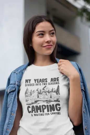 My Years Are Divided Into Two Seasons Women's Tshirt