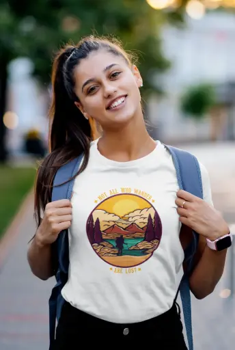 Not All Who Wander Are Lost Women's Tshirt