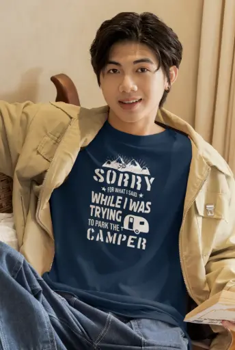 Sorry For What I Said While I Was Trying to Park the Camper Men's Tshirt