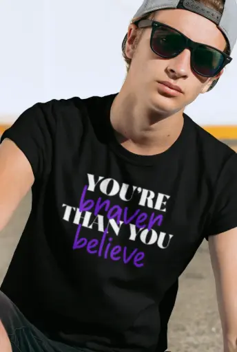You're Braver Than You Believe Men's Tshirt