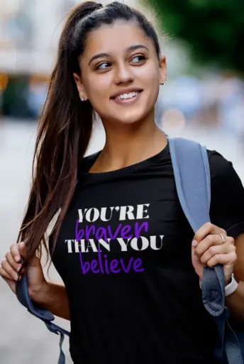 You're Braver Than You Believe Women's Tshirt