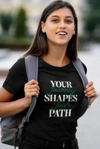 Your Journey Shapes Your Path Women's Tshirt